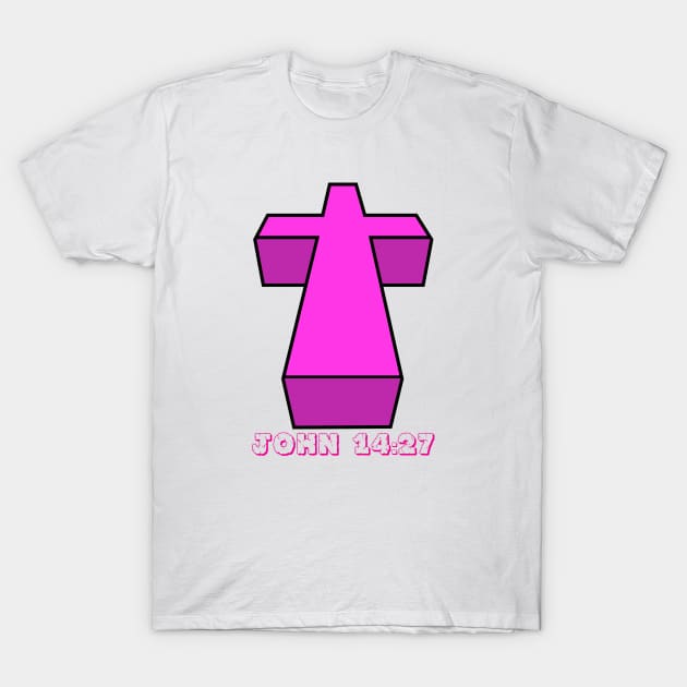 PINK CROSS T-Shirt by MDReynolds